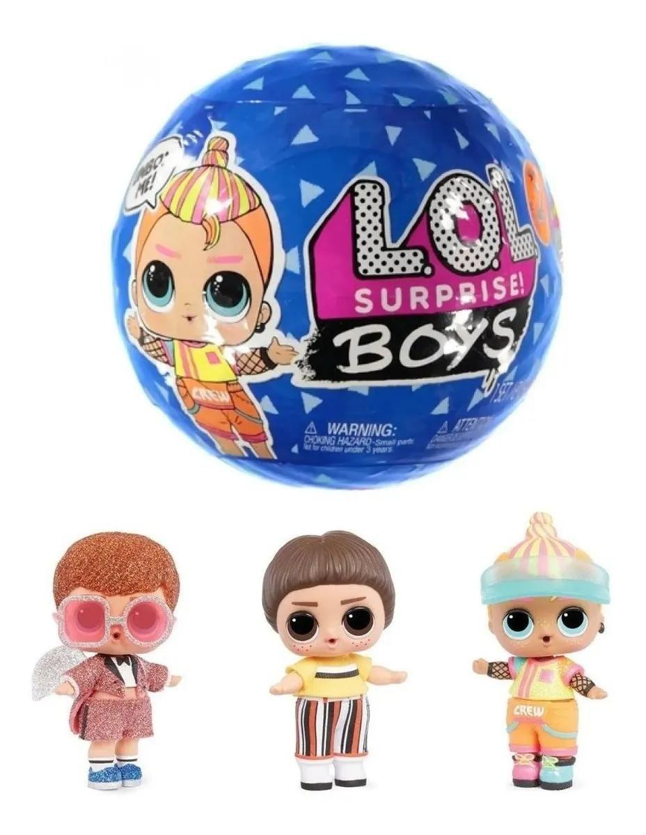 Boneco LOL Surprise com 7 Surpresas Boys Série 1 - Candide 8926