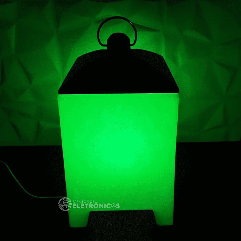 Luminária De Chão RGBW Marroquina Para Iluminar Com Controle 10010535