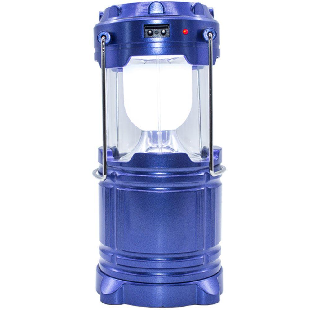 Luminária de LED USB Solar Bateria Recarregável ou Pilhas GT110