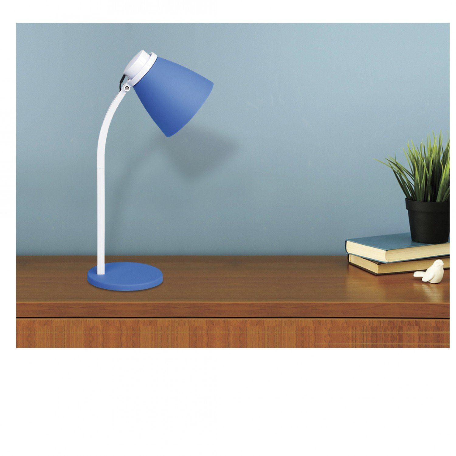 Luminária de Mesa LED Articulável Vintage Gaya Azul Luminária