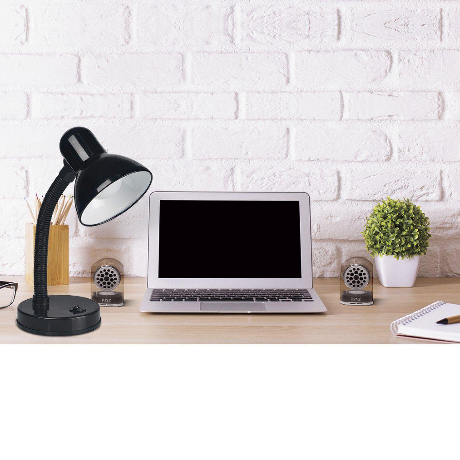 Luminária de Mesa LED Orientável 4W Clássica Gaya Preto Luminária