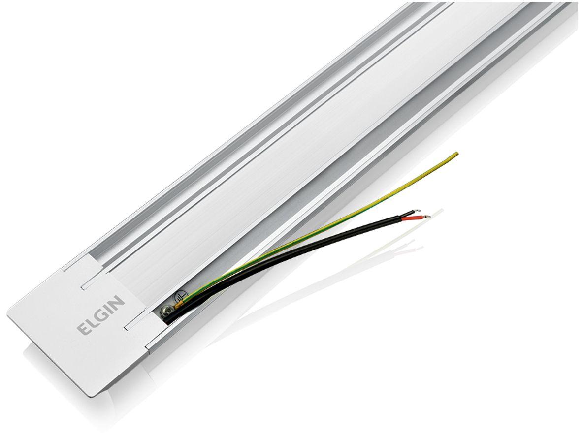 Luminária de Teto de LED de Sobrepor Tubular - Elgin Slim