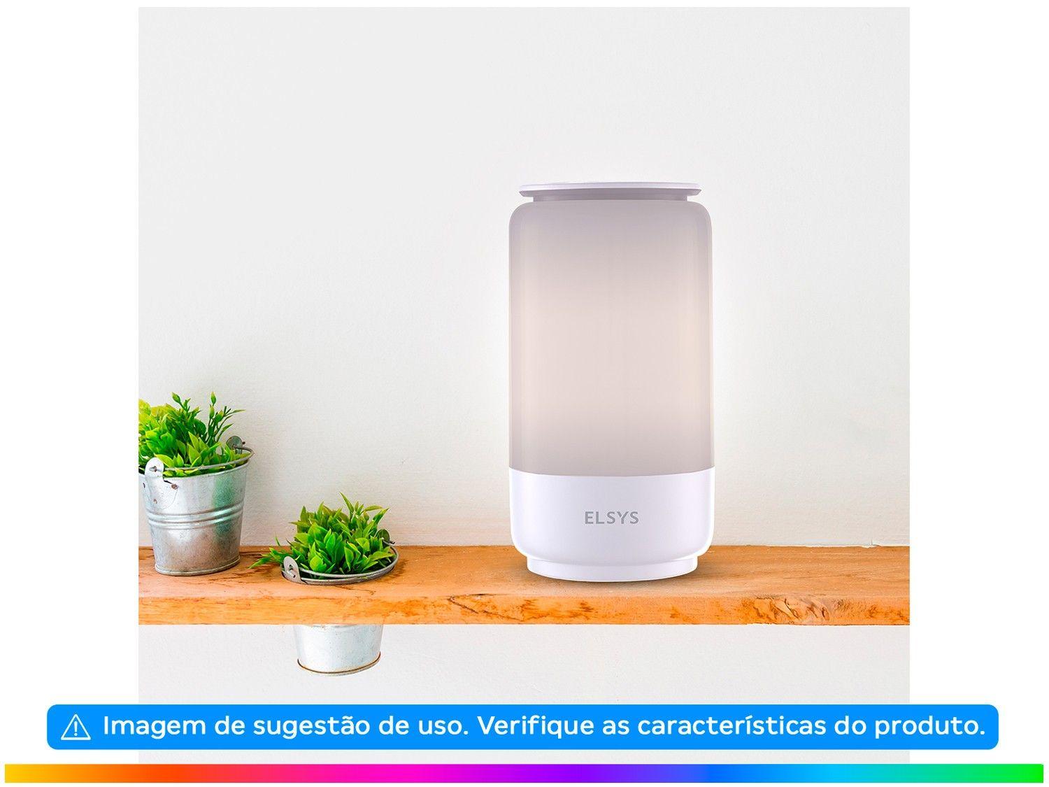 Luminária Inteligente Portátil LED RGB Wi-Fi Elsys