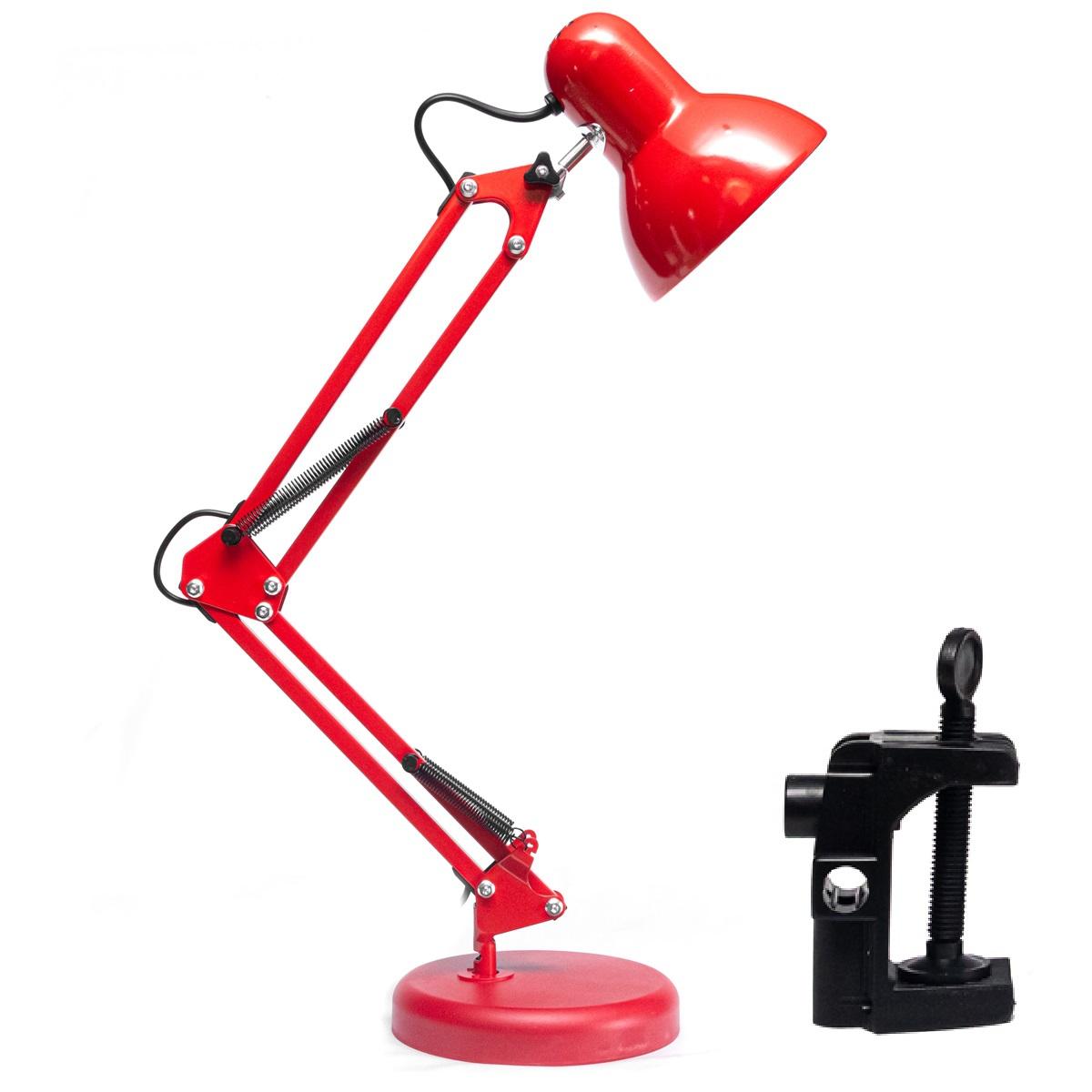 Luminaria Pixar Articulada Abajur de Mesa Garra e Base Tech Led