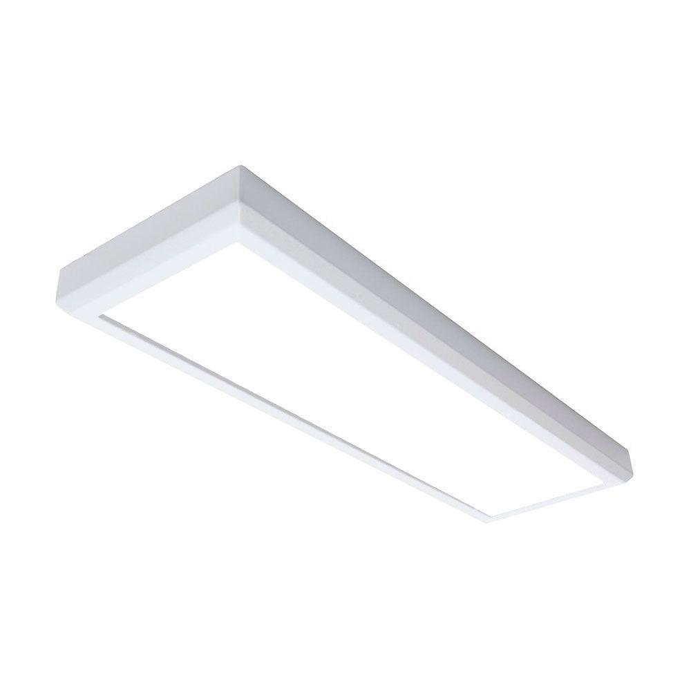 Luminária Plafon Premium Led Sobrepor 36w 30x60 EMBRALUMI Luminária Magazine Luiza