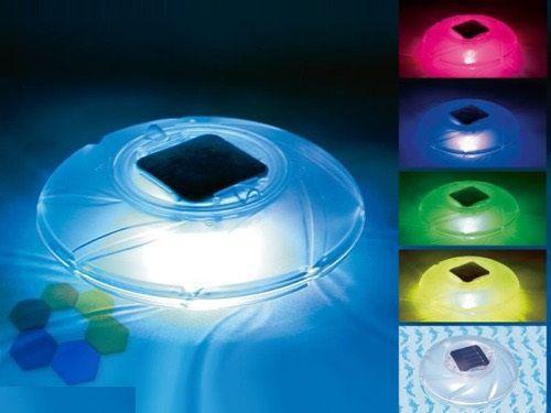 Luminaria Solar Flutuante Bestway Flutuador Cores Led 58111 - Luminária ...