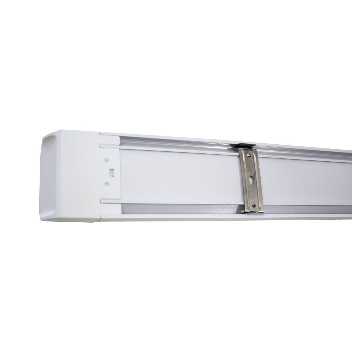 Luminária Tubular Calha Led 30w Sobrepor Slim 6000k St1030 Starlumen