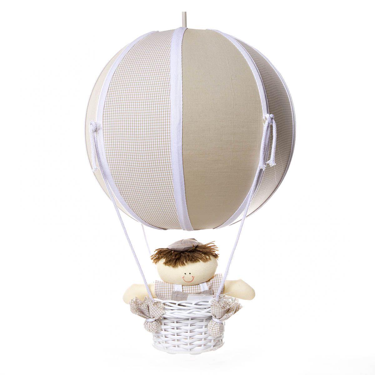 Lustre Balao Bolinha Bege Quarto Bebe Infantil Menino Potinho De Mel Iluminacao Magazine Luiza
