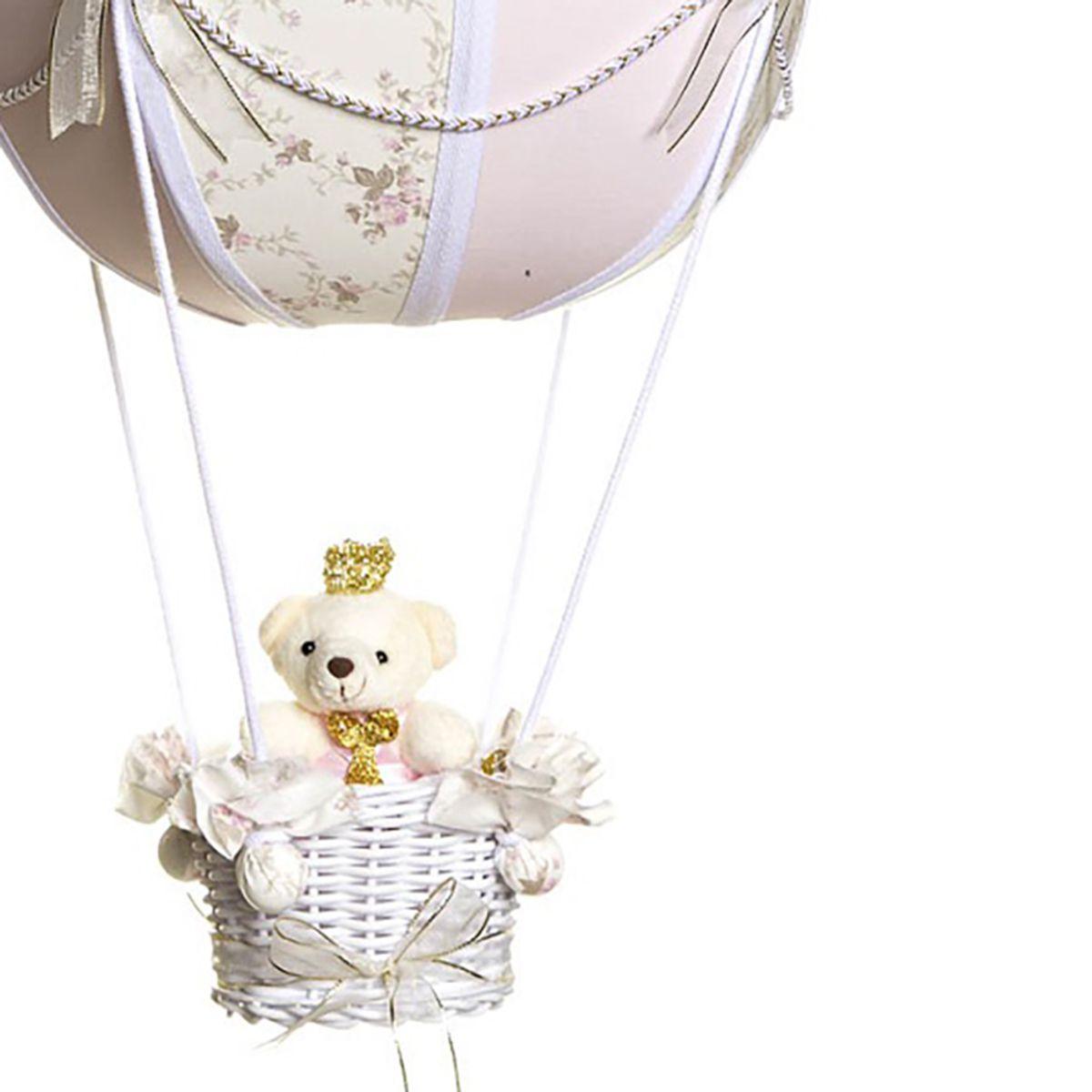 Lustre Balao Bolinha Ursinha Princesa Quarto Bebe Infantil Menina Potinho De Mel Iluminacao Magazine Luiza