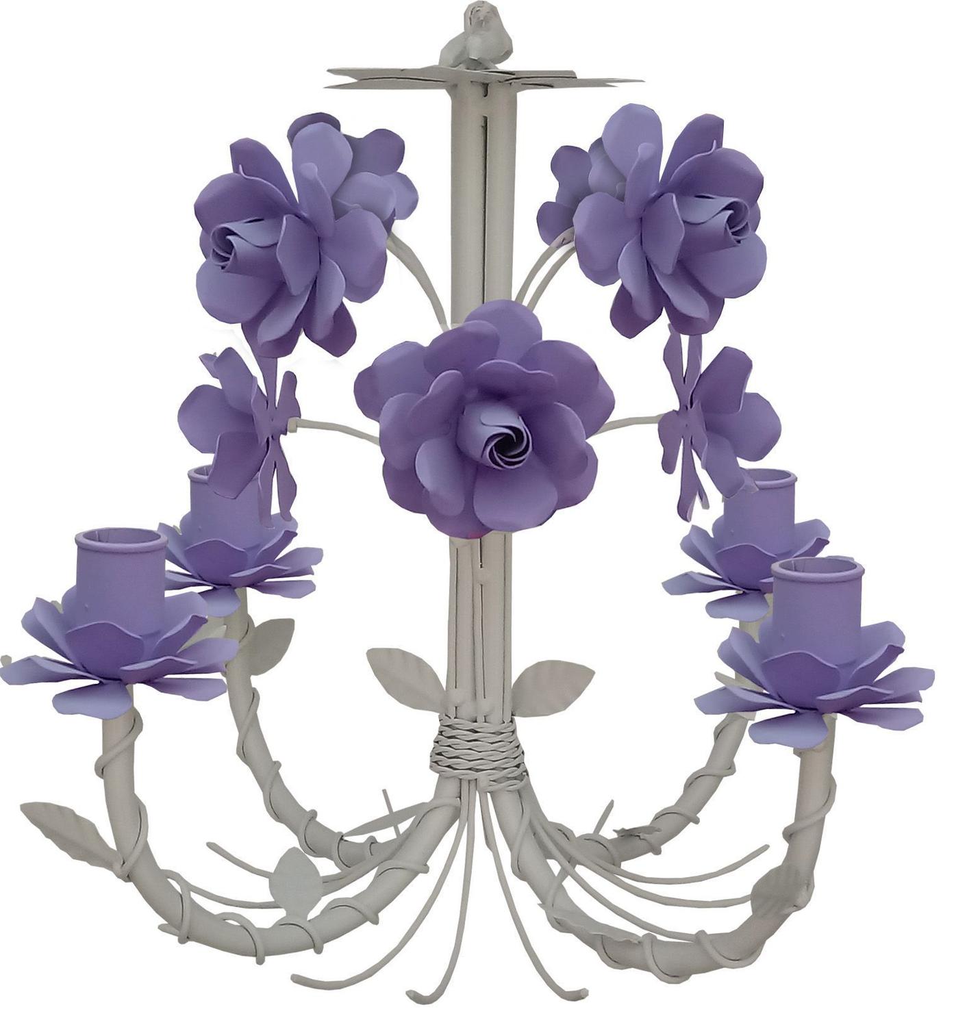 Lustre Para Decoracao De Quarto De Bebe Provencal Moderno Em Ferro Libertas Rosas Artesanato Lustre Infantil Magazine Luiza