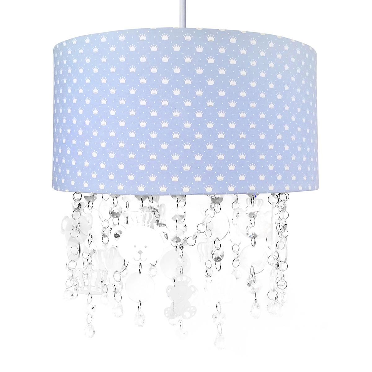 Lustre Tubular Cristais Ursinho Principe Quarto Bebe Infantil Menino Potinho De Mel Iluminacao Magazine Luiza
