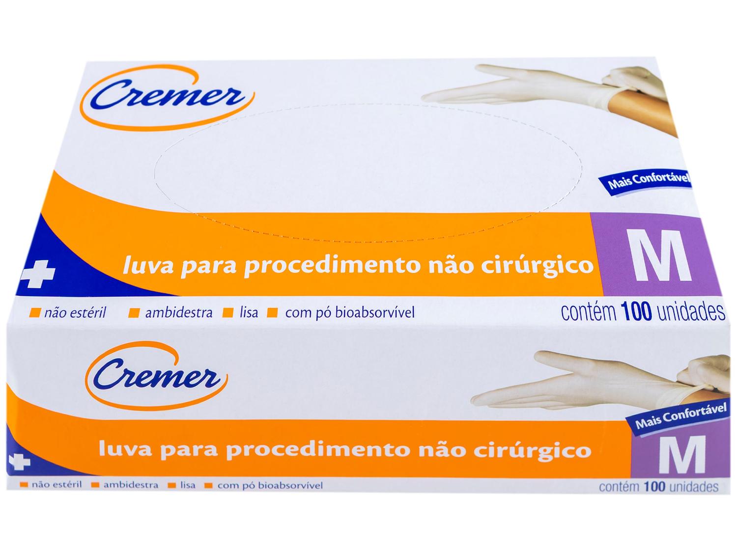 Luva de Procedimento Látex Não Cirúrgico Cremer