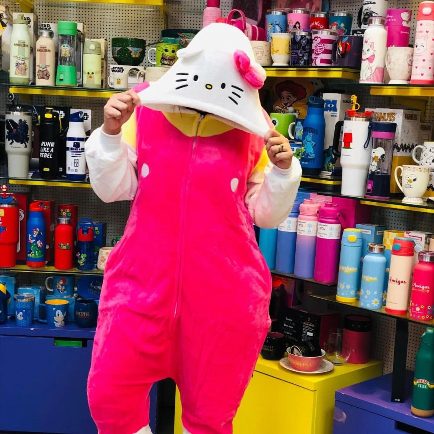 Pijamas Kigurumi Mameluco Para Adulto Mujer Pijama De Hello Kitty