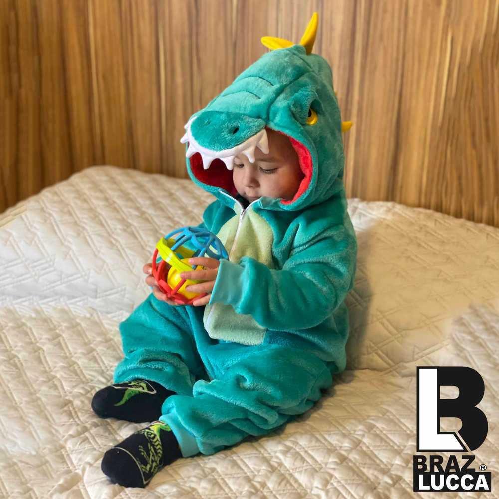 Macacão Pijama Inverno Mantinha Fleece Dino Brazlucca - Outros Moda e  Acessórios - Magazine Luiza