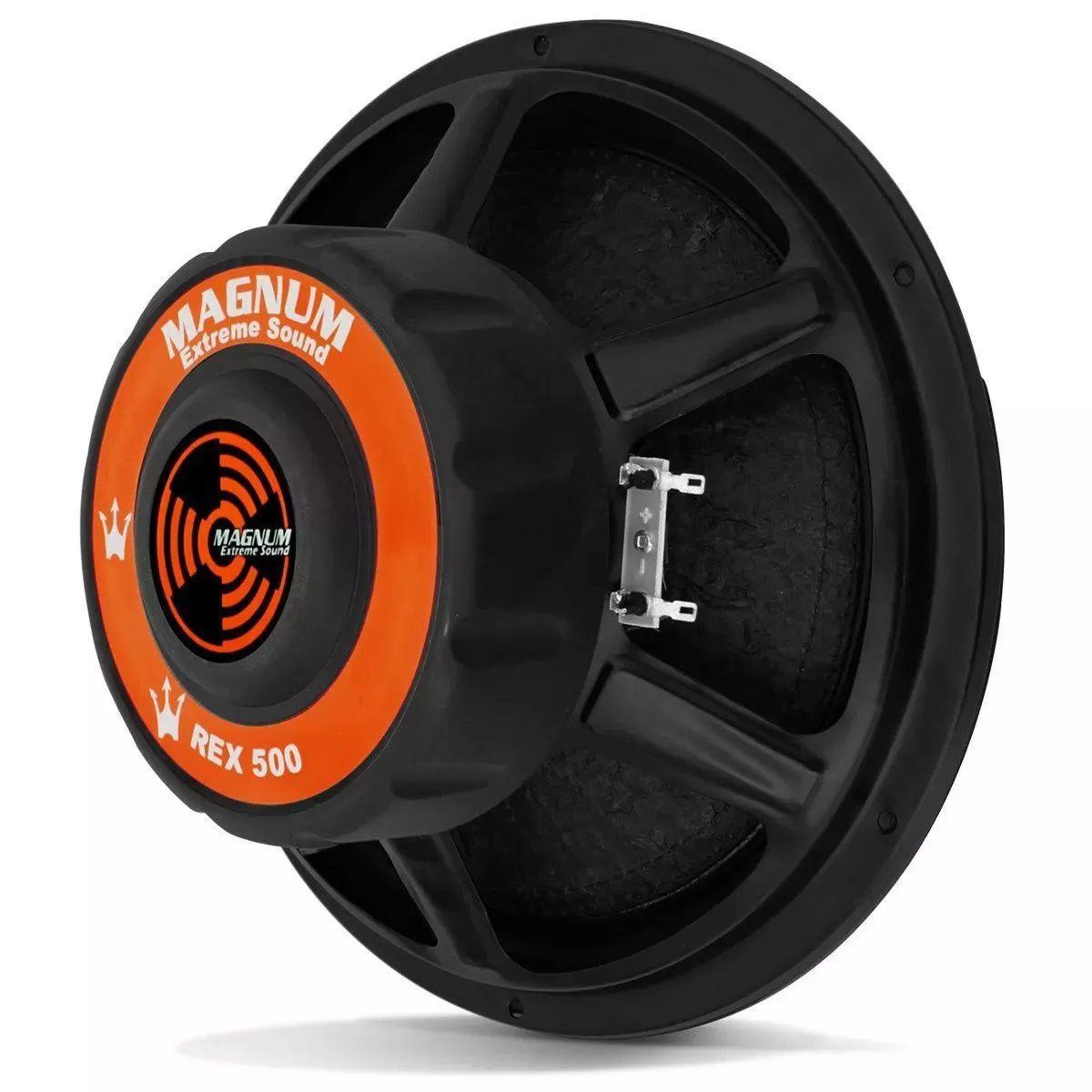 Magnum Alto Falante Subwoofer Rex 500w 300w Rms 12 Polegadas ...