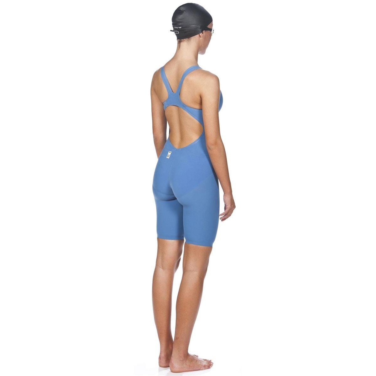 Maiô de Natação Feminino R-EVO ONE Powerskin Short Leg Aberto Arena ...