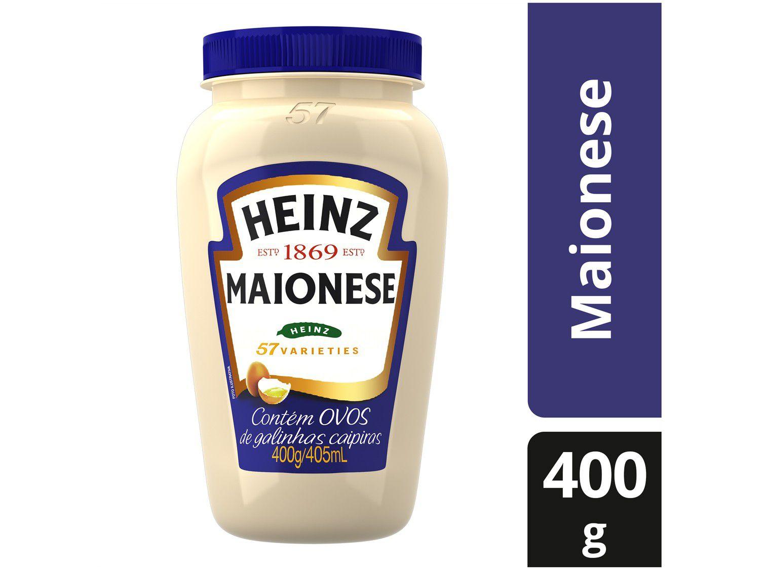 Maionese Tradicional Heinz - 400g - Maionese - Magazine Luiza