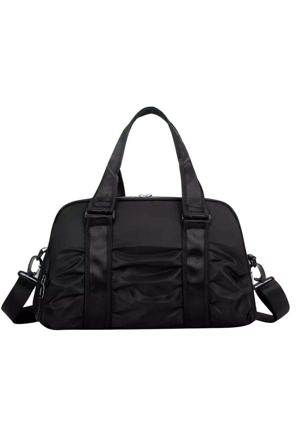 plain black gym bolsa