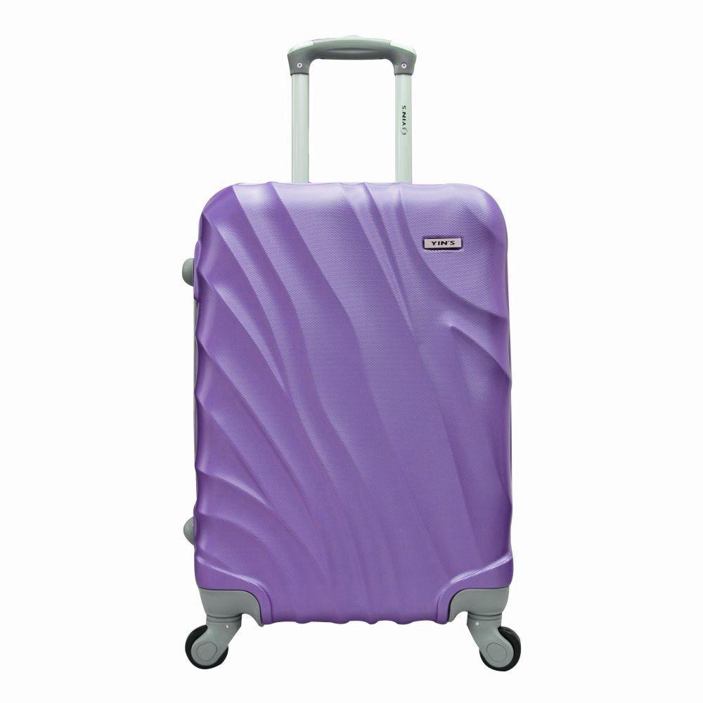 Mala Viagem Feminina Bordo ABS c/4 Rodas 360º Removível Roxa ys21063ro ...
