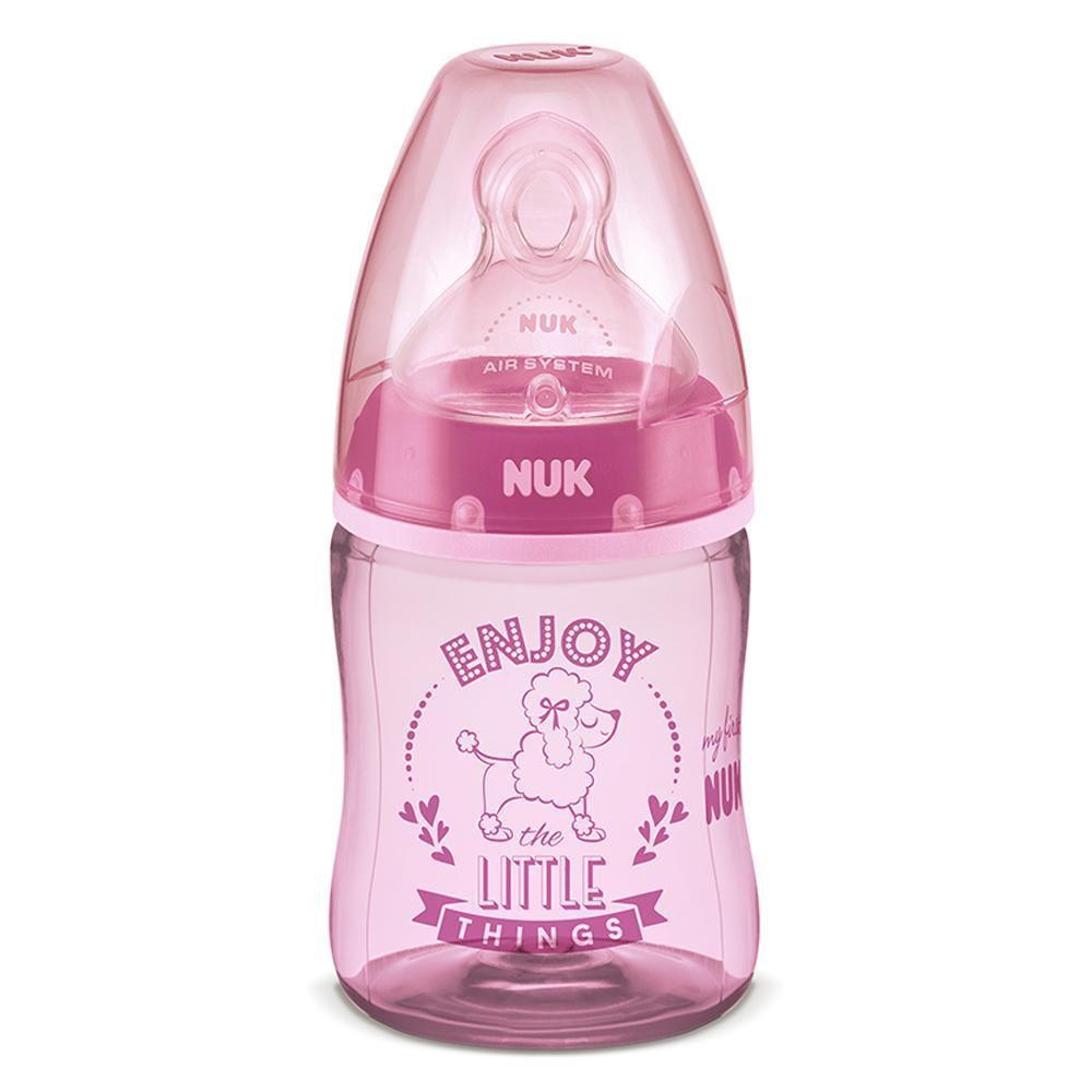 Mamadeira Nuk My First Rosa 150ml 0 a 6 Meses PA7055-1G - Mamadeira ...