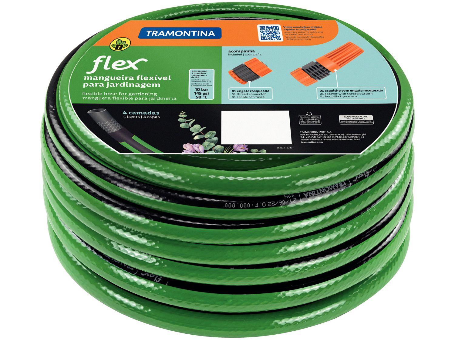 Mangueira Flexível Tramontina 10m Flex