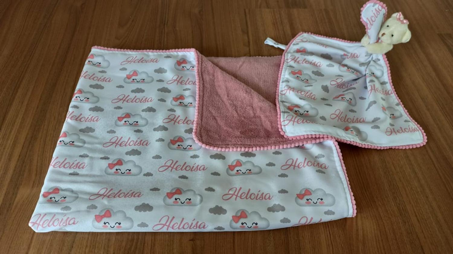 Manta E Naninha Personalizada Bebe Little Angel Baby Manta Para Bebe Magazine Luiza