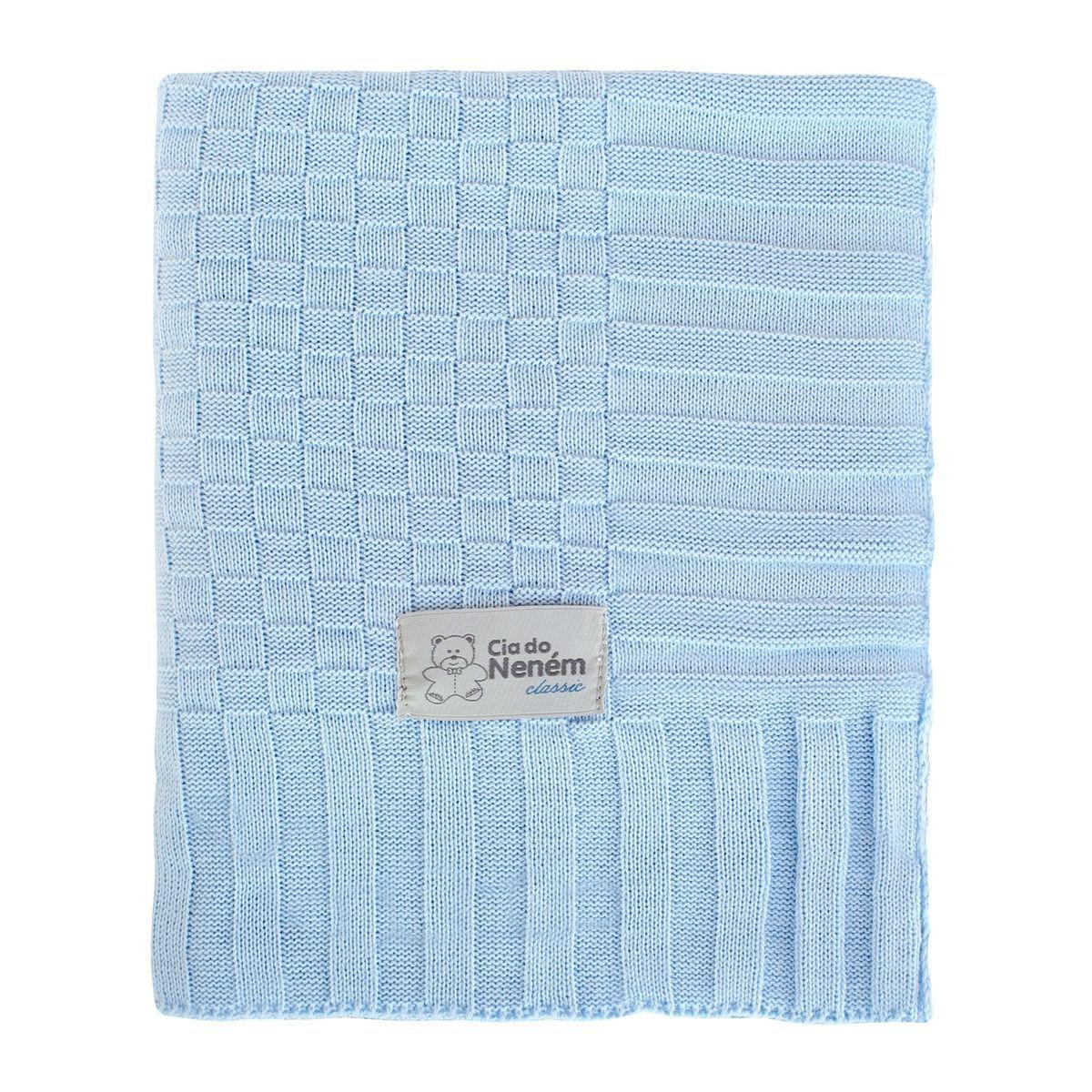 Manta Trico Minasrey Cia Do Nenem Luxo Azul Bebe Manta Para Bebe Magazine Luiza
