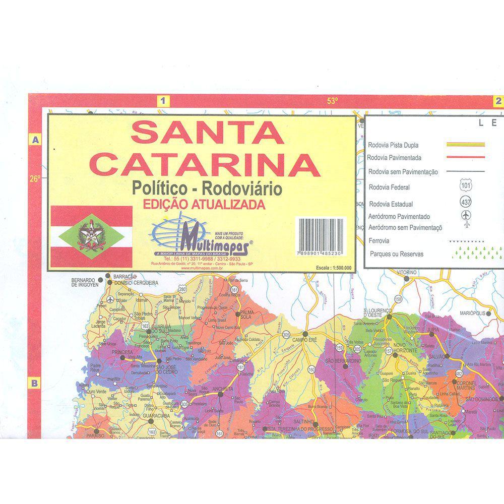Mapa Estado Santa Catarina Político Rodoviário Atualizado Multimapas Mapas e Atlas Mapa Estado Santa Catarina Político Rodoviário Atualizado Multimapas Mapas e Atlas
