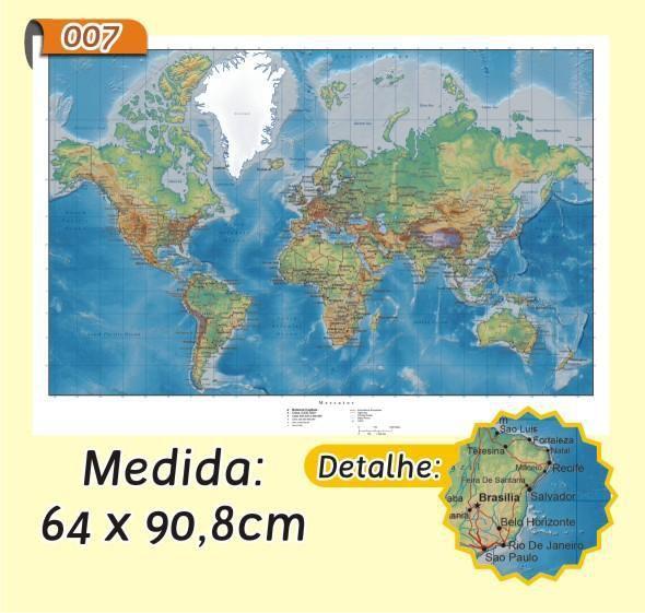 Mapa Mundi Em Painel De Lona Modelo 7 Micro Oficina Mapas E Atlas Magazine Luiza Mapa Mundi Em Painel De Lona Modelo 7 Micro Oficina Mapas E Atlas Magazine Luiza