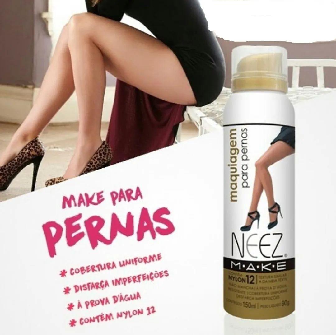 Maquiagem Para Pernas Neez Não Mancha,á Prova D' Água PELE CLARISSIMA ...