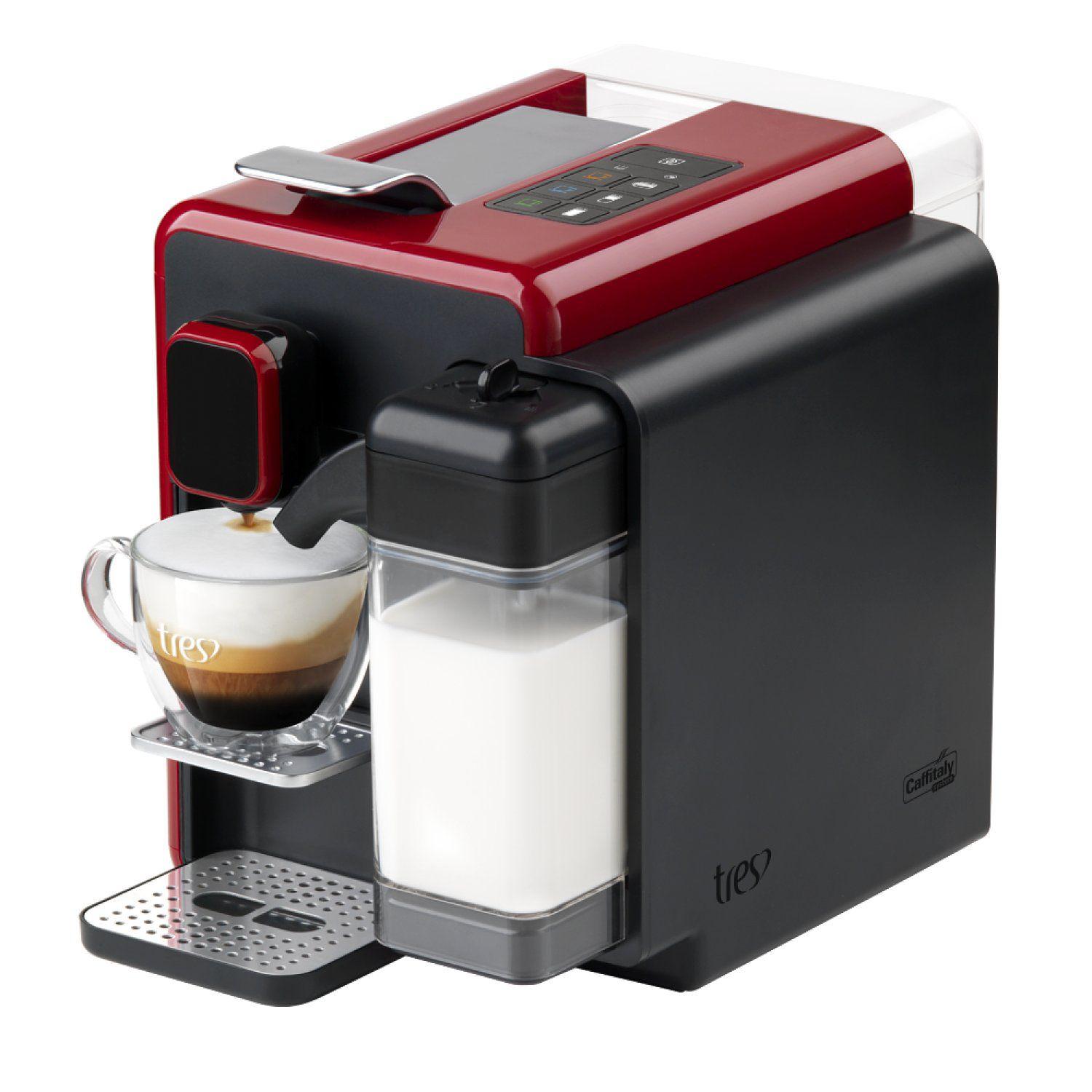 Máquina de Café Espresso Barista TRES Vermelha 110V