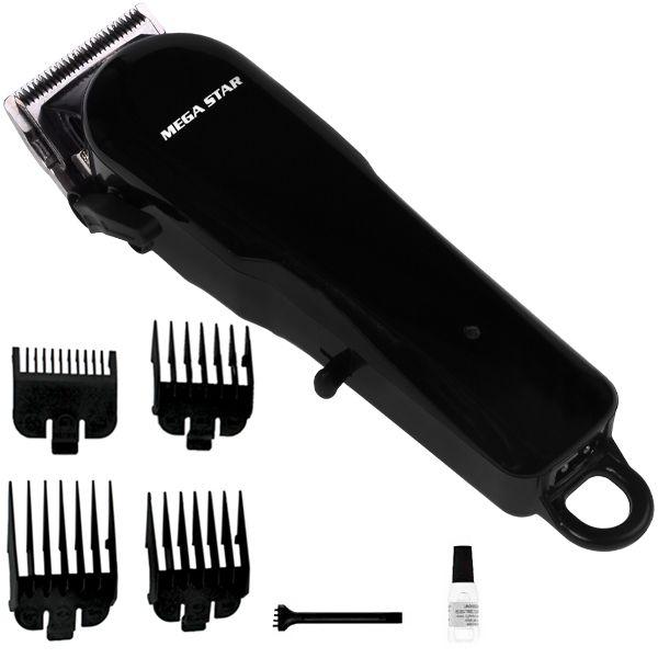Maquina de Cortar Cabelo Megastar GWE035 Recarregavel Bivolt Preta Mega Star Maquina de Cortar Cabelo Magazine Luiza