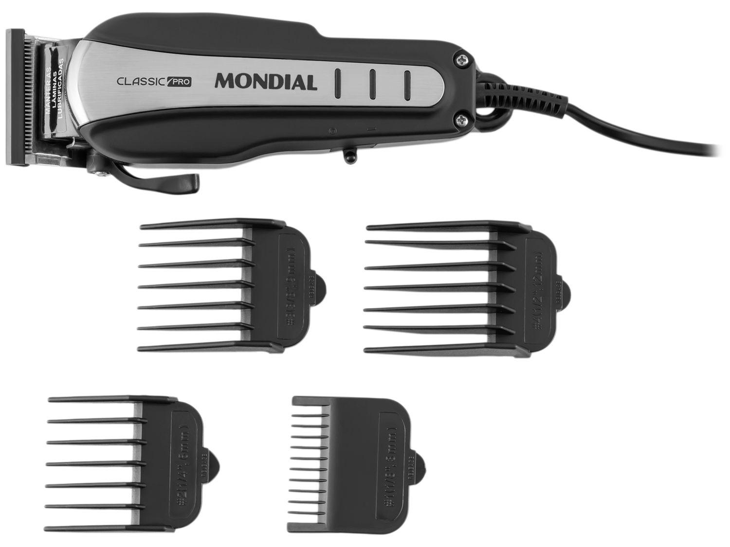 Máquina de Cortar Cabelo Mondial Classic Pro