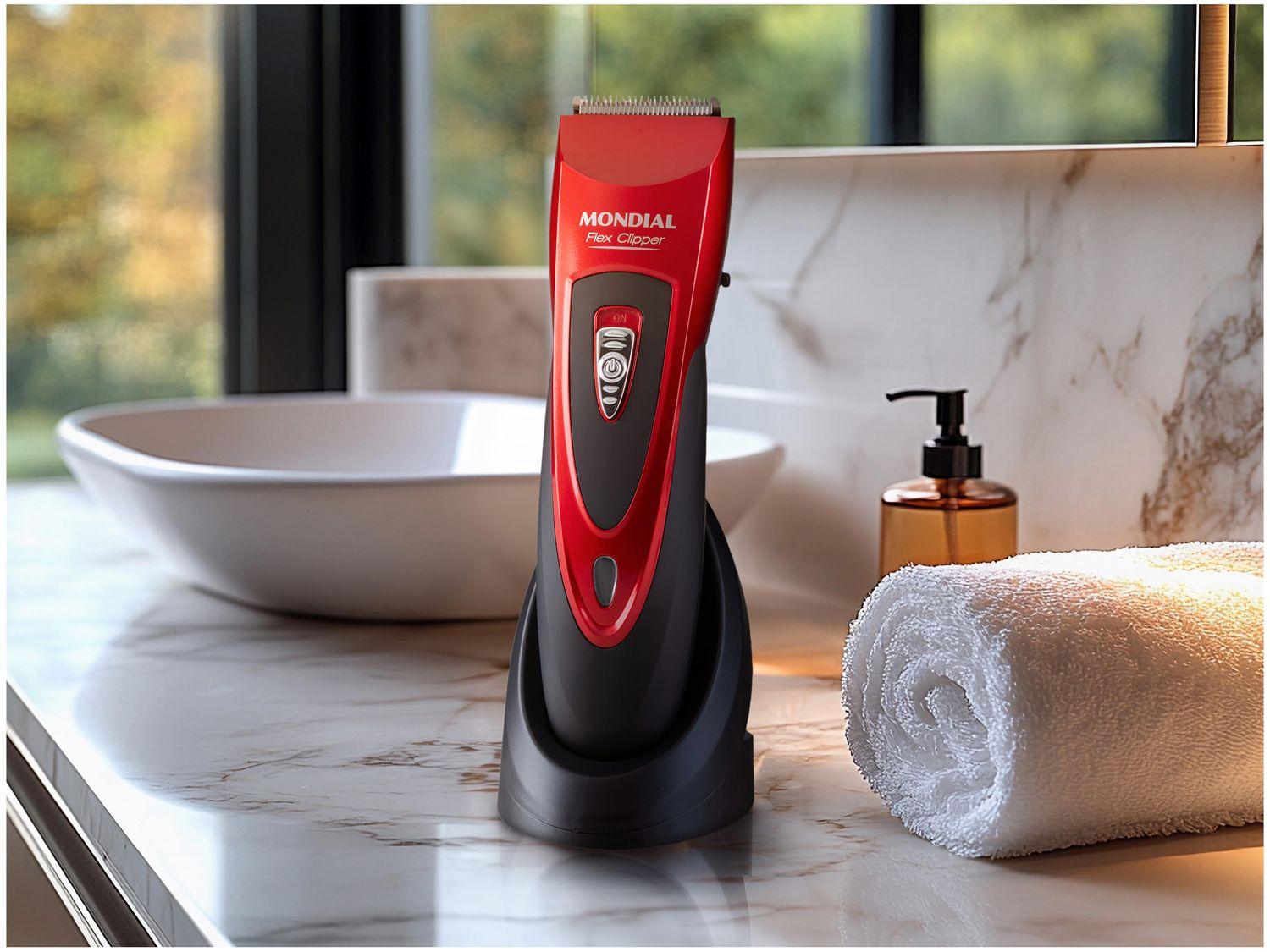 Máquina de Cortar Cabelo Mondial Flex Clipper