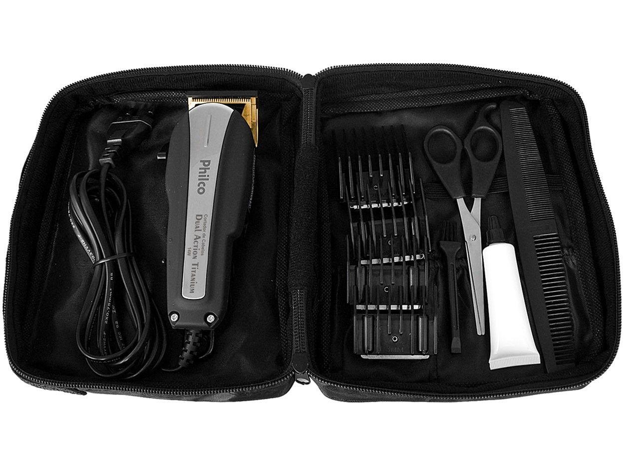 Máquina de Cortar Cabelo Philco Dual Action