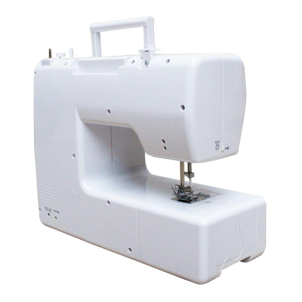 Máquina de Costura 59 Pontos Doméstica Semi Profissional Com Pedal e ...