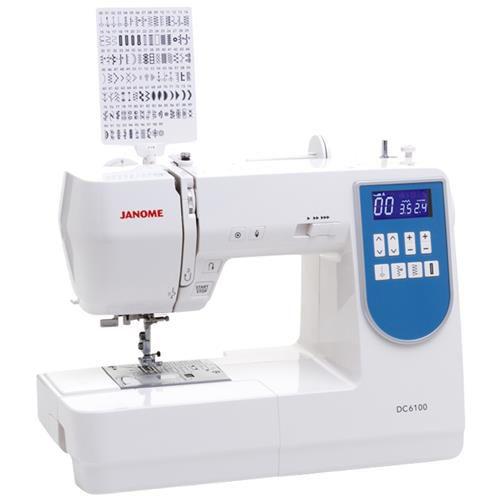 Máquina de Costura Eletrônica DC6100 Janome Bivolt Máquinas de
