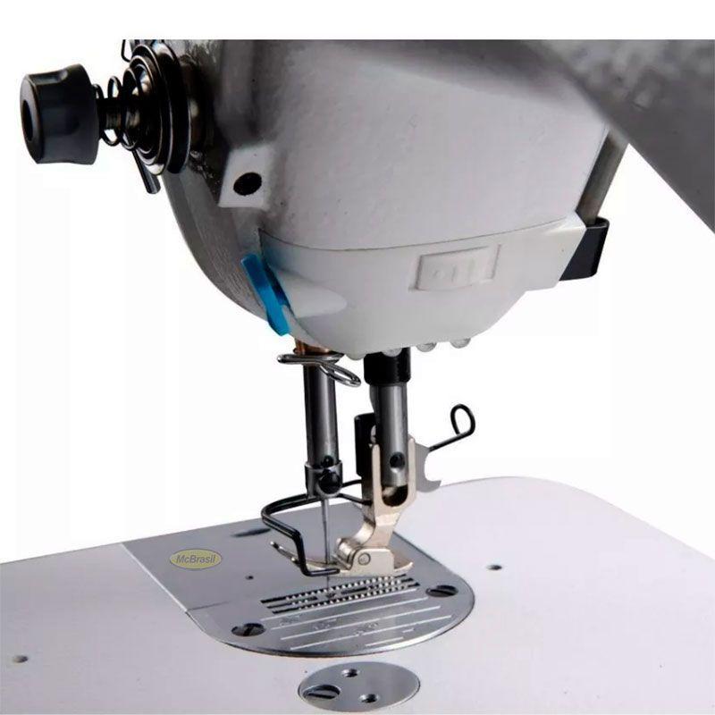 Máquina de Costura Industrial Jack F4 Completa com Mesa e Motor Direct