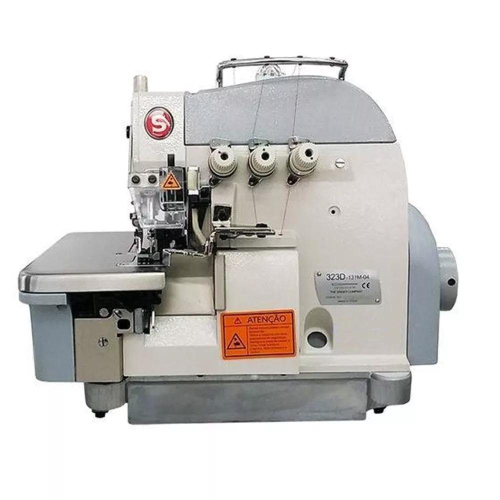 Máquina de Costura Overlock Industrial, 1 Agulha, 3 Fios, 6000ppm