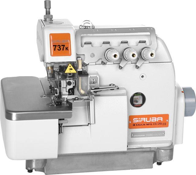 Máquina de Costura Overlock Industrial, 1 Agulha, 3 Fios, Lubrif