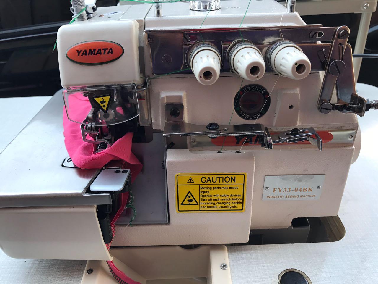 Máquina de Costura Overlock Industrial c/ BK, 1 Agulha, 3 Fios, Lubrif