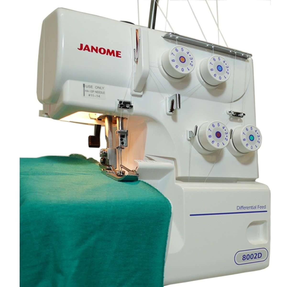 Máquina de Costura Overlock/Ultralock Doméstica, 2 Agulhas, 4 Fios