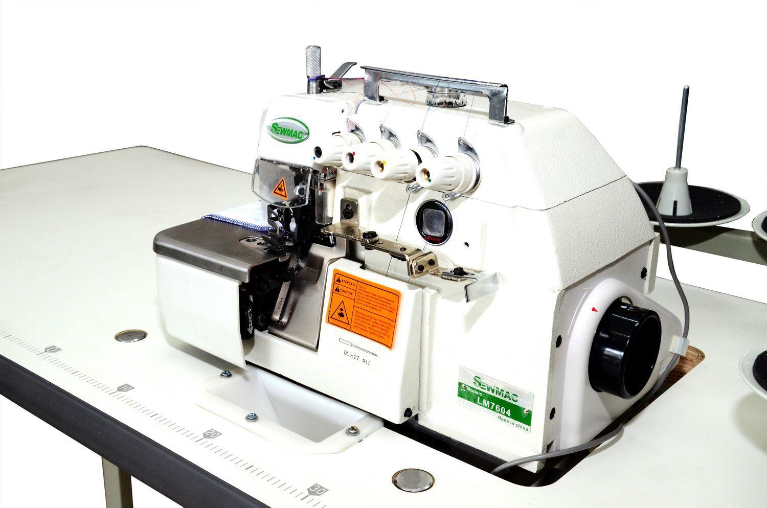 Máquina De Costura Overloque Industrial 4 fios, Ponto Cadeia SEWMAC