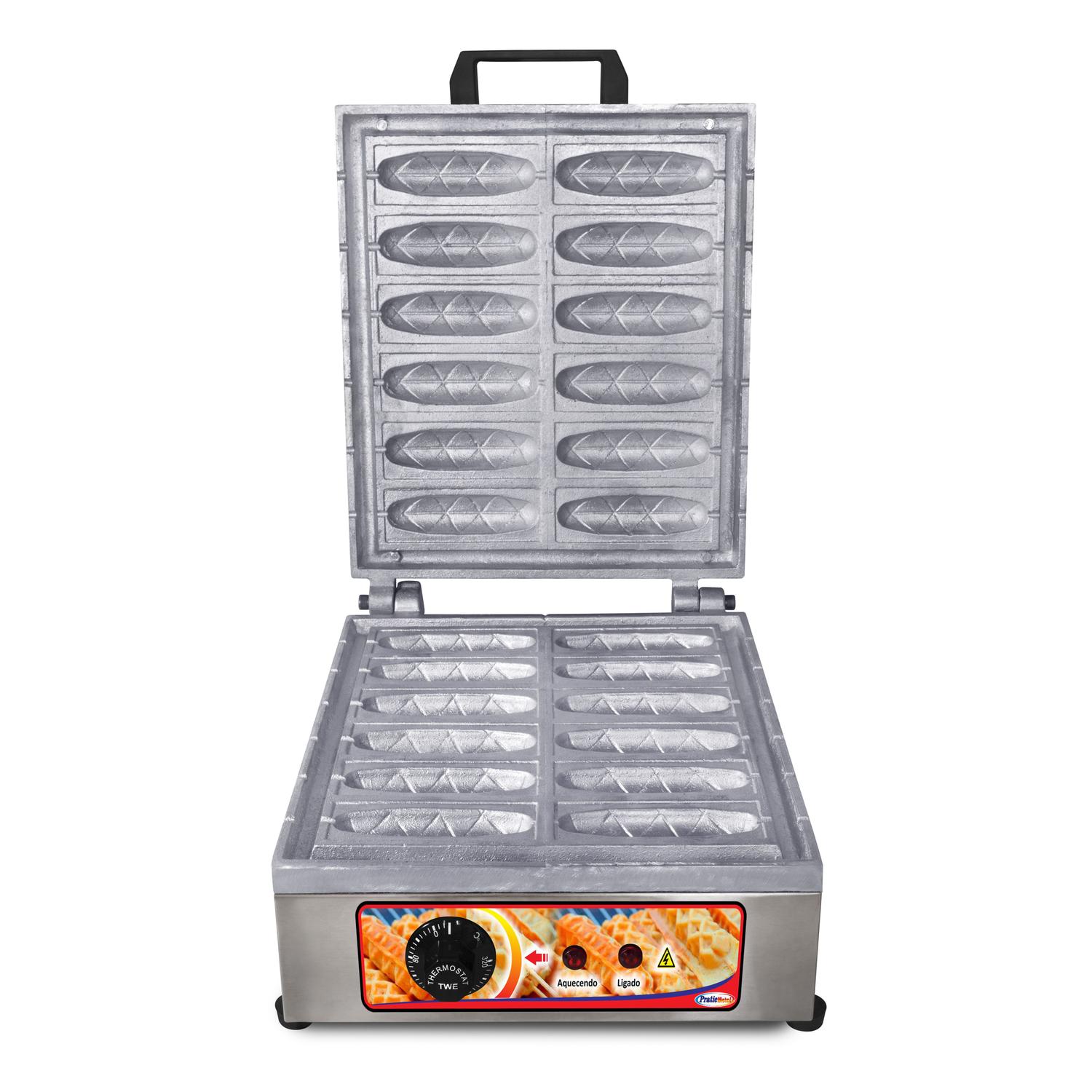 Maquina De Crepe Suíço Crepeira Elétrica 2000w Profissional 12 ...