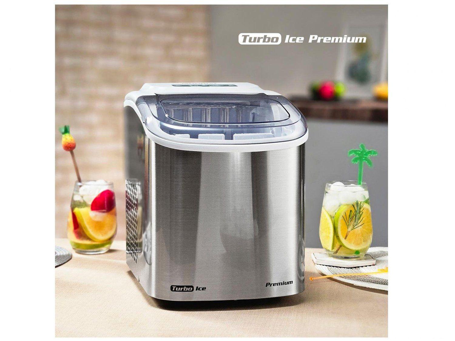 Máquina de Gelo Turbo Ice Premium MG-12-GI Mondial 12kg Cinza