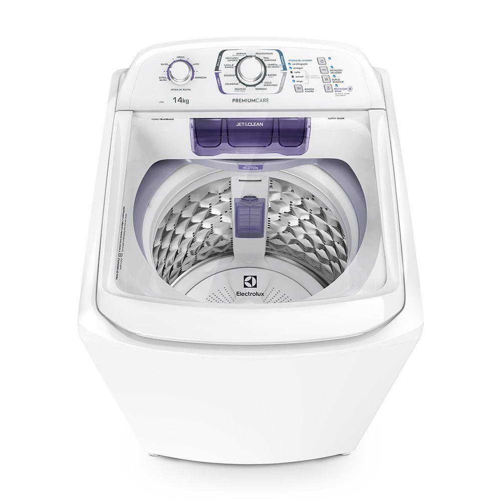 Máquina de Lavar 14Kg Electrolux Premium Care com Cesto Inox, Jet&Clean ...