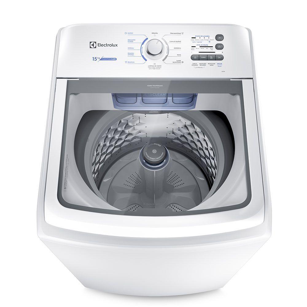 Máquina de Lavar Electrolux 15 Kg Essencial Care LED15 com Tecnologia