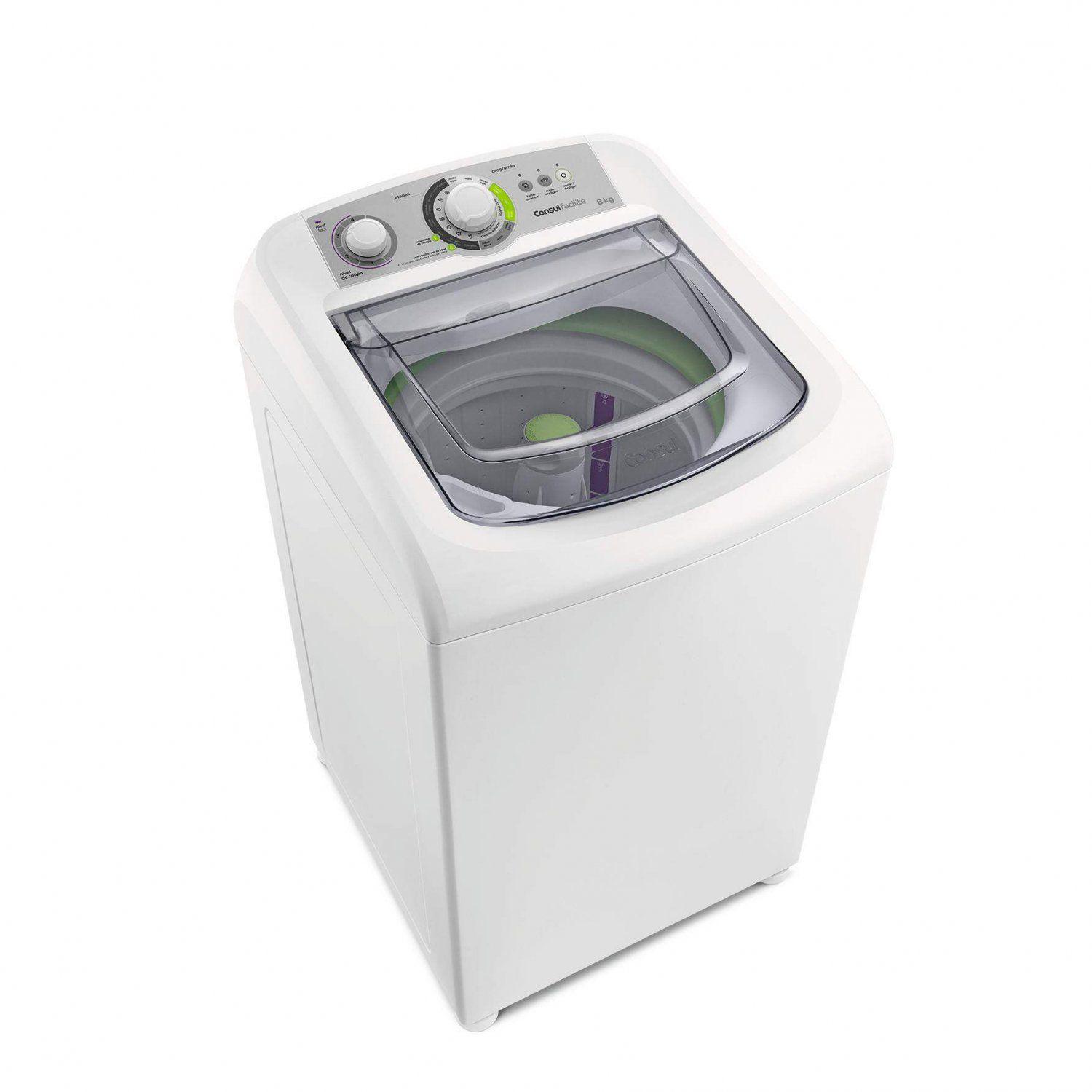 Máquina de Lavar Roupas 8kg Lavagem Econômica CWE08AB Facilite Consul ...