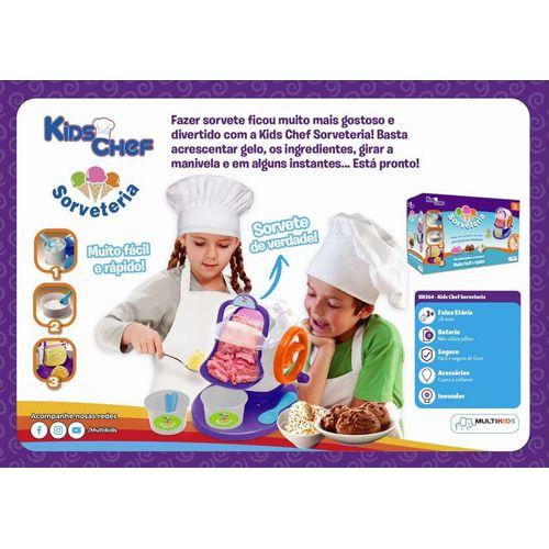 Máquina De Sorvete Infantil - Kids Chef - Sorveteria - Multikids