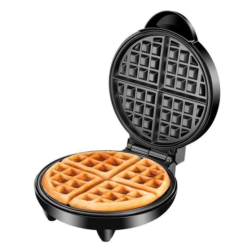 Máquina de Waffle Mondial Grill Pratic GW 01 Preto/Inox 127V Máquina